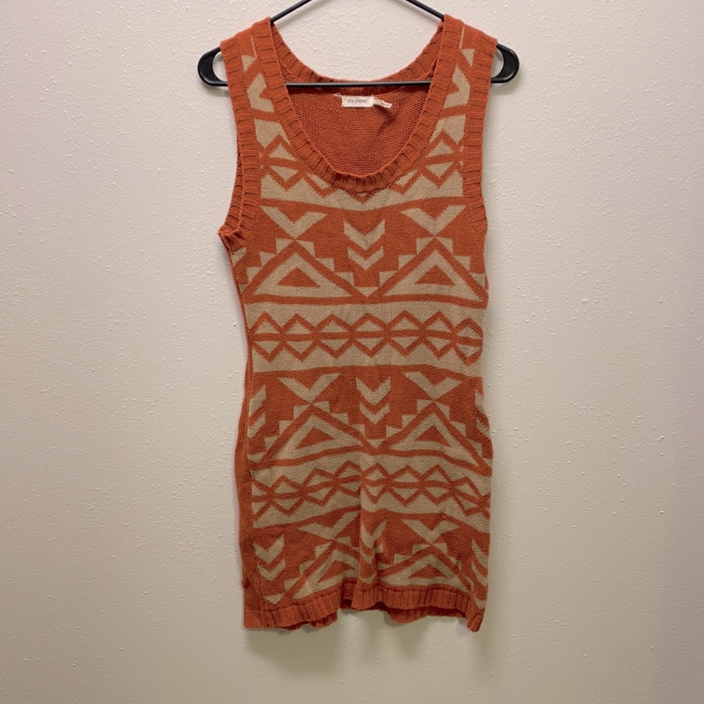 Sleeveless Sweater Dress by Blu Pepper